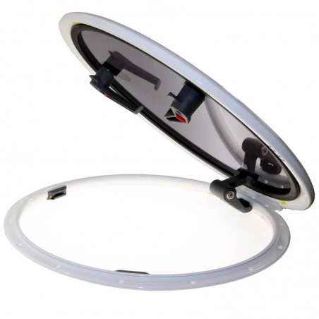 Lewmar Low Profile 22 – Runde Decksluke Ø 588 mm Weiß