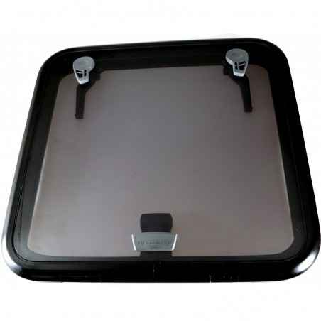 Lewmar Medium Profile 60 – Bootsluke, 578 x 578 mm, Schwarz