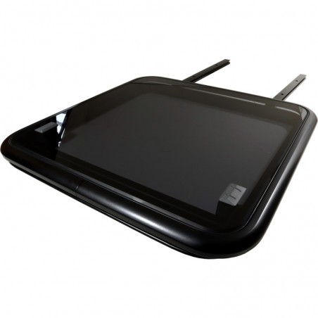 Lewmar PILOT 60 Schiebeluke – Schwarz, getöntes Acrylglas