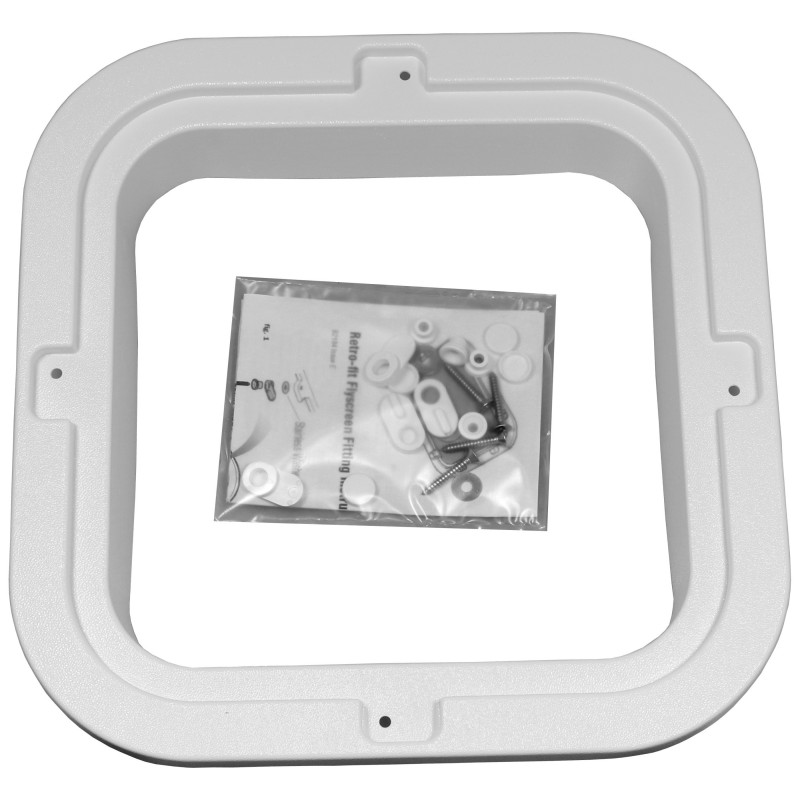 Lewmar Trim Kit Einbaurahmen Low Profile 10 – Weiß