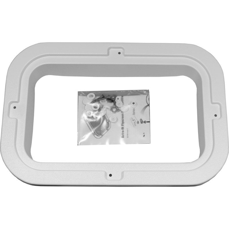 Lewmar Trim Kit Einbaurahmen Luke Gr. 20 - Weiß