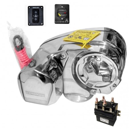 ewmar Pro-Series 1000 12V 700W Horizontale Ankerwinde – 6/7 mm Kette, Komplettset