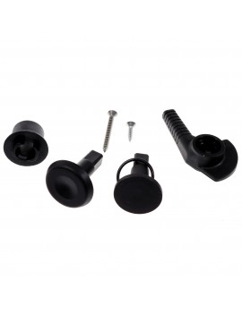 Ersatz-Rechtsgriff für kleinere Lewmar-Luken (Größen 00–20) schwarz 2