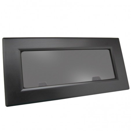 Lewmar FLUSH MITRE 3 Bootsfenster schwarz - Dunkelgraue glas - 12mm