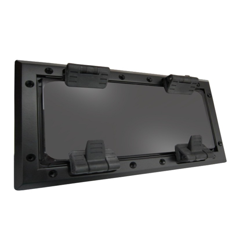 Lewmar FLUSH MITRE 3 Bootsfenster schwarz - Dunkelgraue glas - 12mm