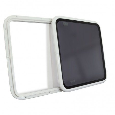 Lewmar Pilot Schiebeluke 844 × 790 mm – Weiß, Acrylglas www.e-nautica.de