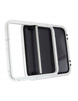 Lewmar Pilot Schiebeluke 844 × 790 mm – Weiß, Acrylglas www.e-nautica.de 2