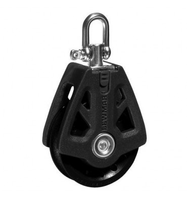 Synchro 60 Block – Einfach, 8–10 mm, Schwarz