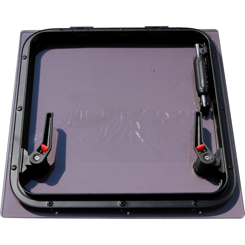 Bootsluke Lewmar FLUSH 44 GEN.3 Glass Grau Rahmen Schwarz