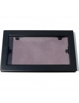 Bootsfenster Lewmar FLUSH MITRE 5 schwarz - glass grau 2