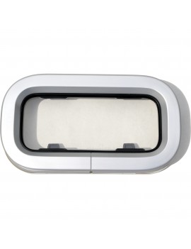 Lewmar Portlight Standard 0 ST0 176x323mm Moskitonetz Rahmen weiss CLR