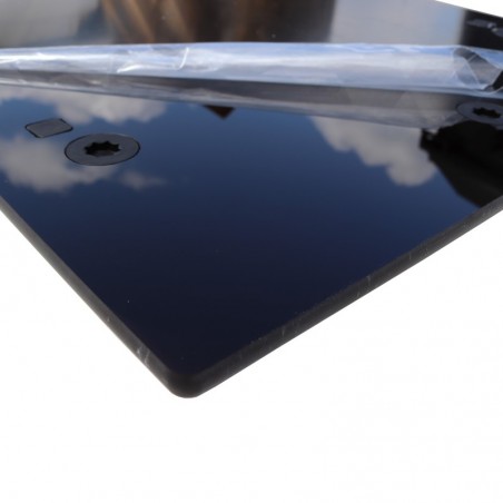 Lewmar FLUSH 70 Decksluke Hatch GEN.3 Rahmen und Glas schwarz