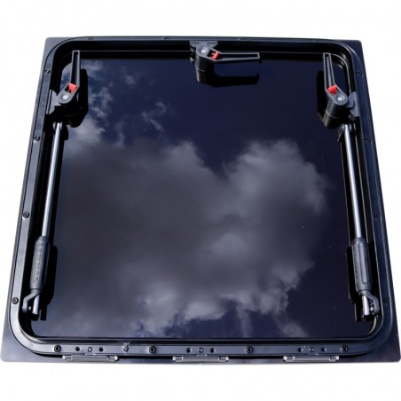 Lewmar FLUSH 70 Decksluke Hatch GEN.3 Rahmen und Glas schwarz