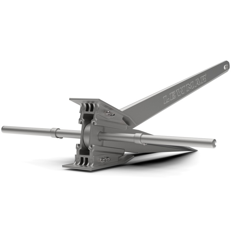Lewmar LFX Anker 3 kg – eloxiertes Aluminium
