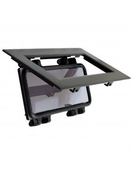 Fenster Lewmar FLUSH MITRE 0 schwarz www.e-nautica.de 2