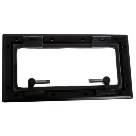 Lewmar FLUSH MITRE 1 Bootsfenster schwarz - Transparent www.e-nautica.de