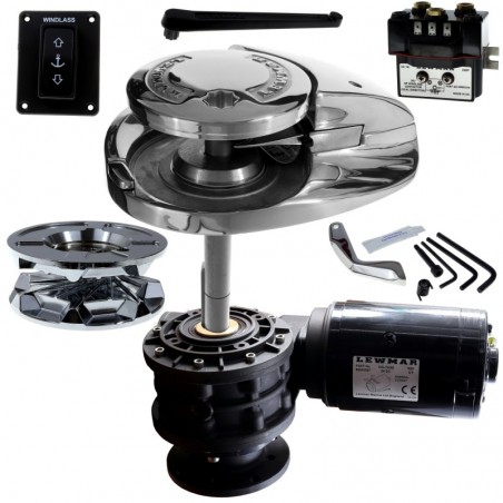 Ankerwinde V5 24V 2000W für 13 mm Kette – Komplettset