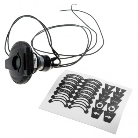 Lewmar Fußschalter CHSX – schwarz, offen