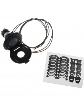 Lewmar Fußschalter CHSX – schwarz, offen 2