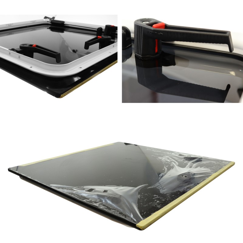 Lewmar FLUSH PROFILE 70 Bootsluke GEN.3 - Dunkelgraues Glas EHD