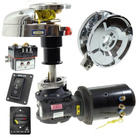 Lewmar Ankerwinde V2 12V 700W – 6 mm Kette, Komplettset