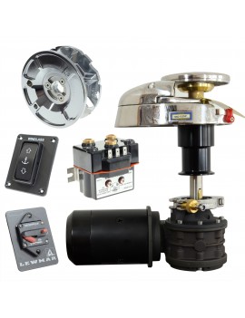 LEWMAR V2 ANKERWINDE – 24V, 900W, EDELSTAHL, FÜR 8 MM KETTE – KOMPLETTSET