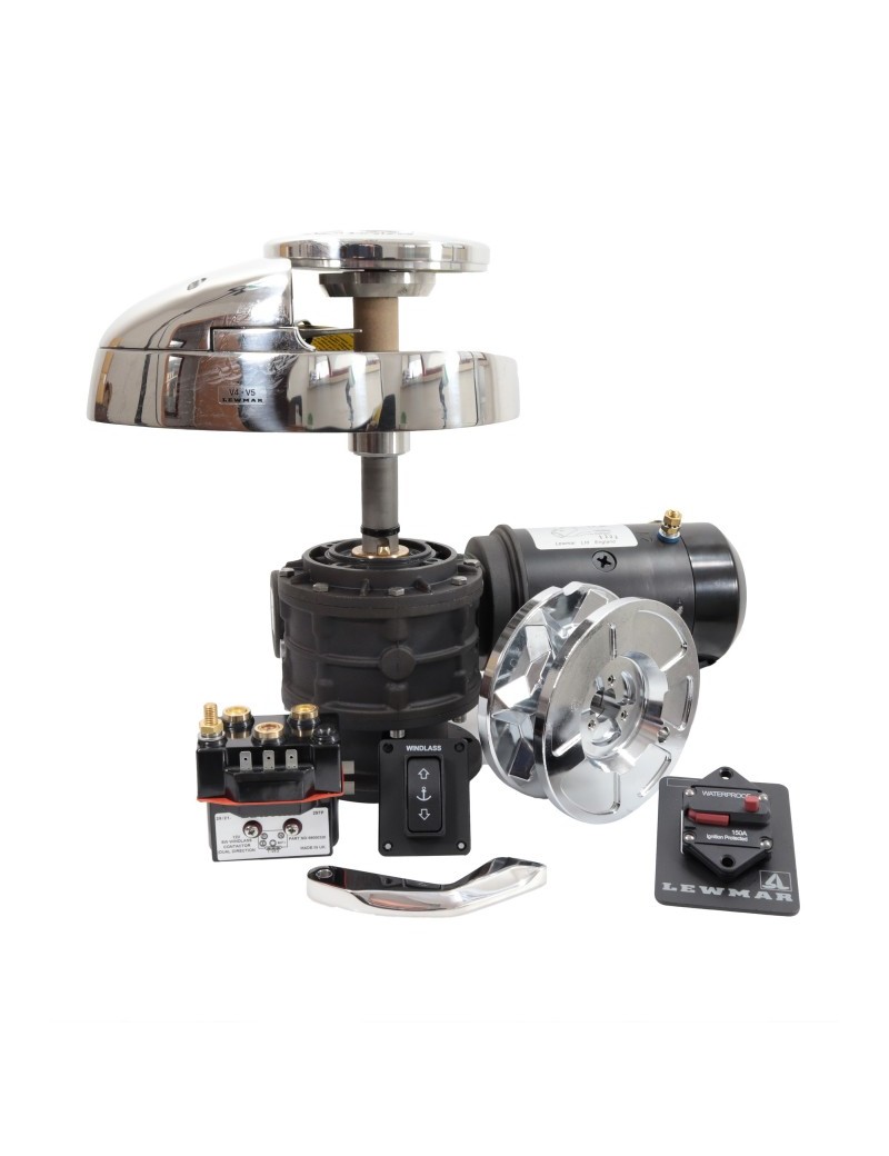 Lewmar Ankerwinde V4 12V 1600W 8 mm SET