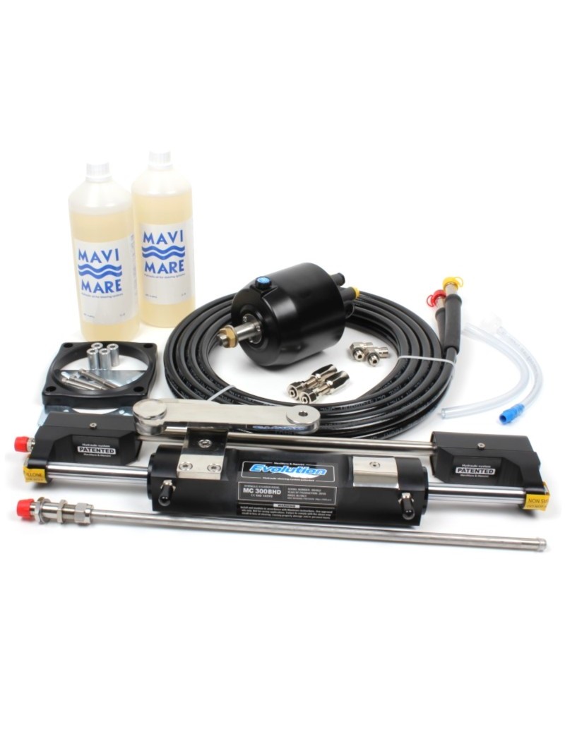 Hydraulische Lenkung MaviMare HD 300 – Komplettset für Außenborder bis 300 PS (Einzel- oder Doppelanlage)