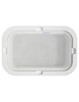 Einbaurahmen Lewmar Low Profile 20 Moskitonetz weiss www.e-nautica.de 2