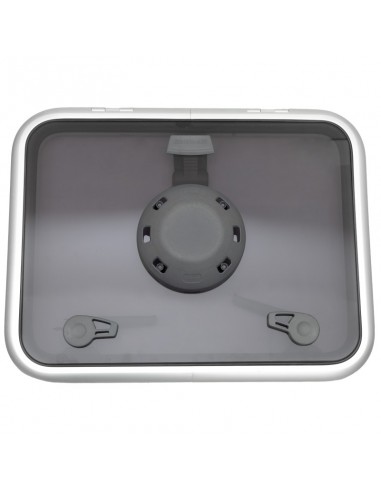Lewmar Low Profile 50 VENT – Bootsluke mit Lüfter, 447x577mm – Hochwertiger Korrosionsschutz