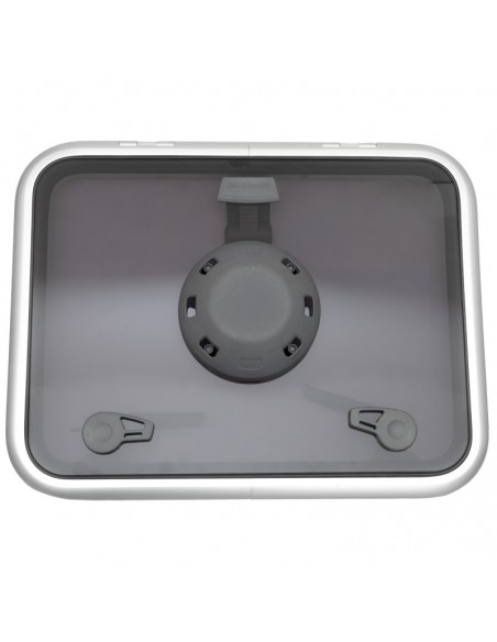 Lewmar Low Profile 50 VENT – Bootsluke mit Lüfter, 447x577mm – Hochwertiger Korrosionsschutz