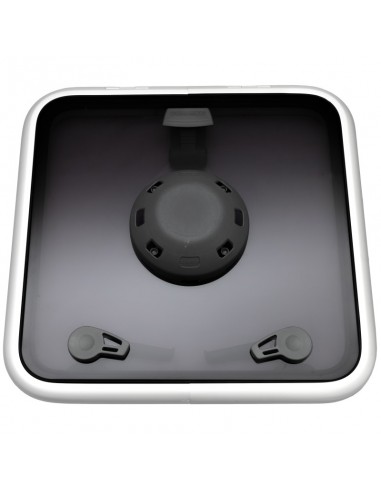 Lewmar Low Profile 44 mit Lüfter – Bootsluke, 513x513mm – Öffnungswinkel bis 95°