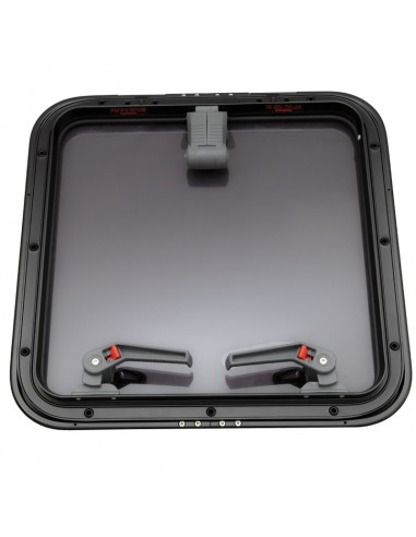 Luke Lewmar Low Profile 44 512x512mm Schwarz Hatch