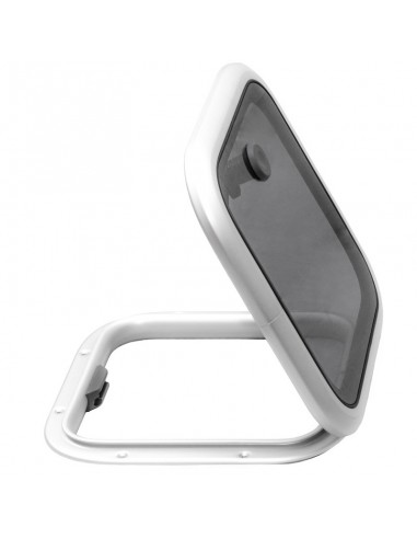 Lewmar Low Profile 10 – Bootsluke 330x330 mm – Öffnungswinkel bis 95°