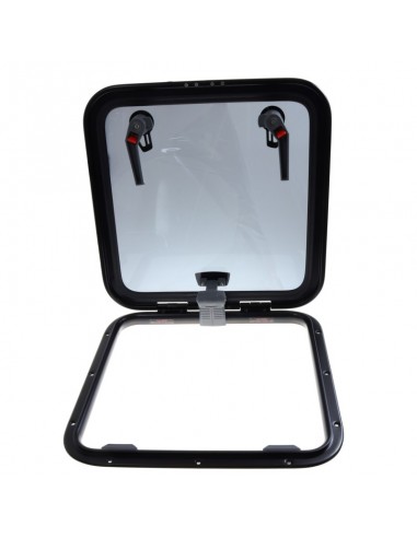 Luke Lewmar Low Profile 40 491x491mm Schwarz Hatch