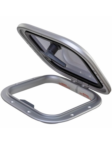 Lewmar Low Profile 00 – Bootsluke 281x281 mm, Öffnungswinkel bis 95°