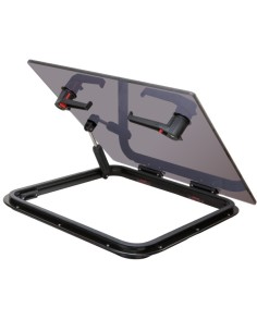 Bootsluke Lewmar FLUSH 44 GEN.3 Glass Grau Rahmen Schwarz 2