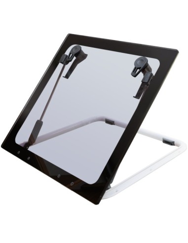 Lewmar Flush 60 Gen.2 – Glass grau, 577 x 577 mm, Bootsluke