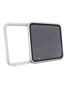 Lewmar Pilot 60 Schiebeluke – Silber, Getöntes Acrylglas