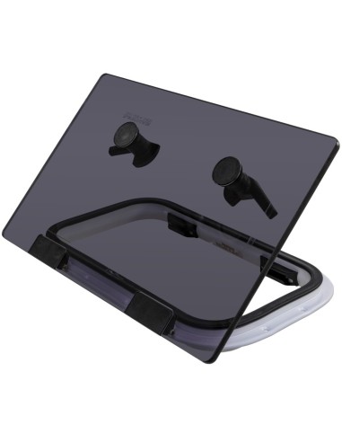 Lewmar FLUSH 20 Decksluke GEN.3 Glas Grau