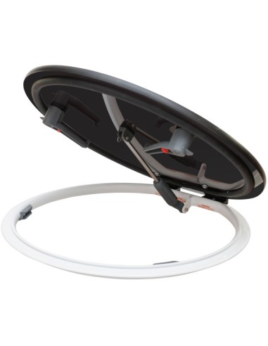 Bootsluke Lewmar FLUSH 22 Rund GEN.2 - dunkelgraues glas