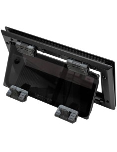 Bootsfenster Lewmar FLUSH MITRE 0  schwarz - glass grau 2