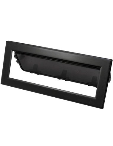 Bootsfenster Lewmar FLUSH MITRE 200x490 mm – schwarz, dunkelgraues Acrylglas