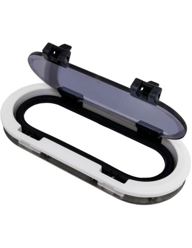 Bootsfenster Lewmar SS 7 RE Edelstahl 191x425mm Portlight