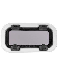 Bootsfenster Lewmar Edelstahl 1 Rahmen Weiss 191x367mm SS1 2