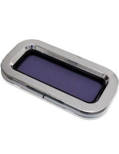 Bootsfenster Lewmar Edelstahl 1 Fest 191x367mm Rahmen Weiss 2