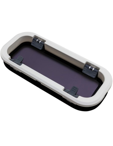 Bootsfenster Lewmar Standard 2 ST2 schwarz 176x425mm