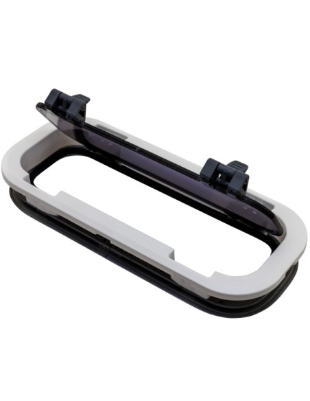 Bootsfenster Lewmar Standard 2 ST2 schwarz 176x425mm