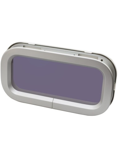Bootsfenster Lewmar Standard 1 ST1 Silber 191x367mm Rahmen Weiss Portlight
