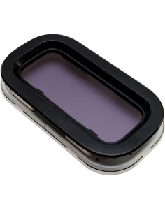 Bootsfenster LEWAMAR Standard 0 schwarz 176x323mm Rahmen Weiss